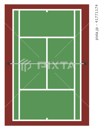 テニスコートのイラスト素材 41771174 Pixta
