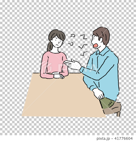 話し合いをする 男女 イラストのイラスト素材 話し合いをする 男女 イラストのイラスト素材