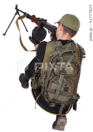 gunner with RPD gun 41777625