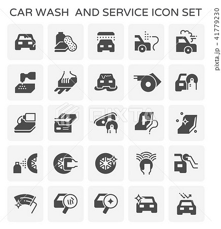 car wash icon 41779230