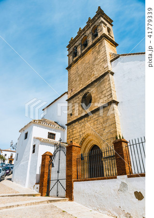 facades of historic buildings in Ronda, Spain 41779339