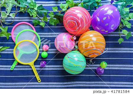 金魚すくい スーパーボールすくい 水ふうせん 41781584