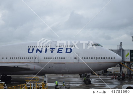 最終運行前のユナイテッド航空ボーイング747-400 最終運行前のユナイテッド航空ボーイング747-400 41781690