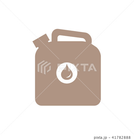 Stylized icon of the canister of gasoline 41782888