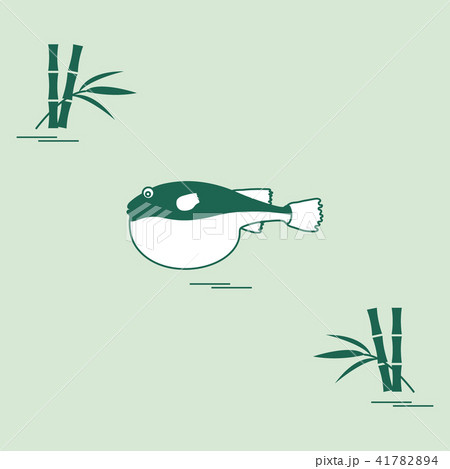 Puffer fish Bamboo. 41782894