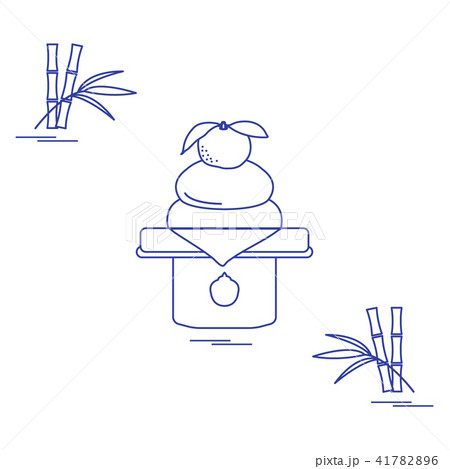 Kagami mochi - traditional New Year treats in 41782896