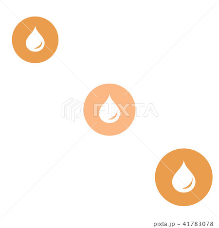 Stylized icon of the three colored fuel droplets 41783078