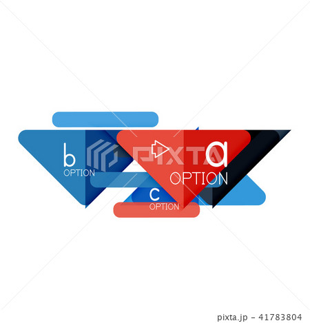 Triangle data visualization design, option infographic layout 41783804