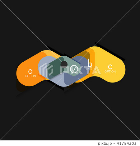 Flat design geometric infographics, arrow shape vector sticker or label, price tags, offer promotion Flat design geometric infographics, arrow shape vector sticker or label, price tags, offer promotion 41784203