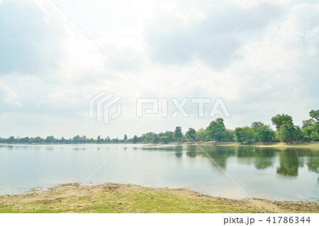 Landscape of Sra Srang in Cambodia Landscape of Sra Srang in Cambodia 41786344