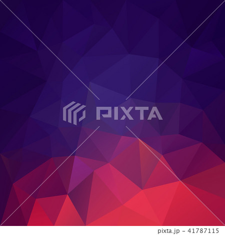 vector polygonal triangle background blue red 41787115