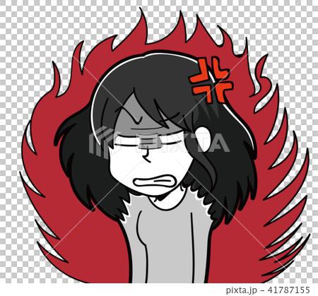 Illustration of irritated women 41787155