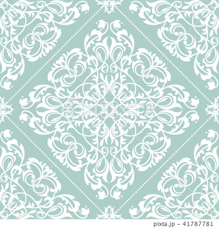 Floral pattern. Wallpaper baroque, damask. 41787781