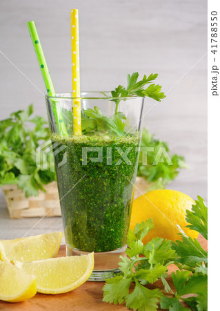 smoothie of parsley and celery smoothie of parsley and celery 41788550