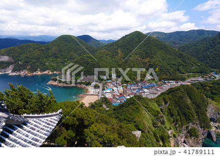 【静岡県・観光名所】烏帽子山・雲見浅間神社 山頂からの眺望  41789111