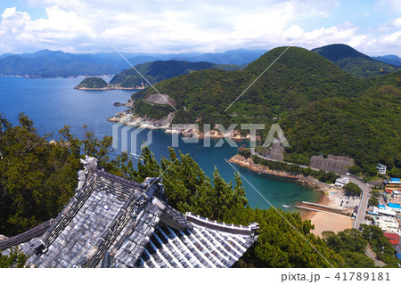 【静岡県・観光名所】烏帽子山・雲見浅間神社 山頂からの眺望  41789181