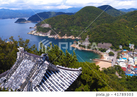 【静岡県・観光名所】烏帽子山・雲見浅間神社 山頂からの眺望  41789303