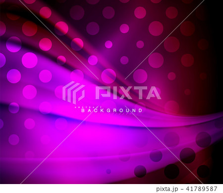 Neon holographic fluid color wave for web, wallpaper, pattern, texture and background 41789587
