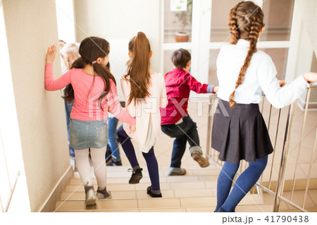 Pupils going on break Pupils going on break 41790438