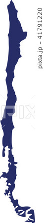 Chile map 41791220