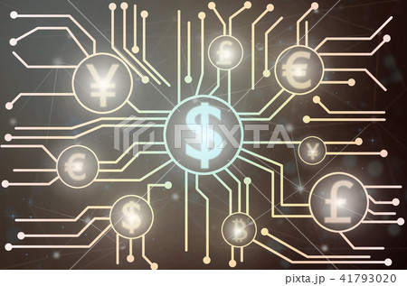 Abstract photo of FINTECH connection over the Technology connection shape.Abstract photo of Computer generated background, Connect futuristic Concept, Showing the cryptocurrency or digital money Abstract photo of FINTECH connection over the Technology connection shape.Abstract photo of Computer generated background, Connect futuristic Concept, Showing the cryptocurrency or digital money 41793020