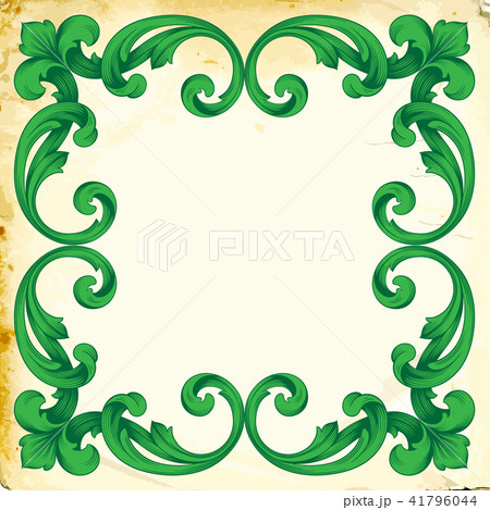Vector baroque of vintage elements for design.  41796044