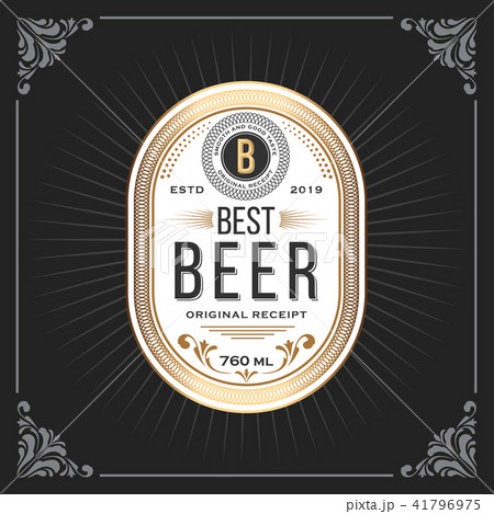 Classic vintage frame for beer labels banner Classic vintage frame for beer labels banner 41796975