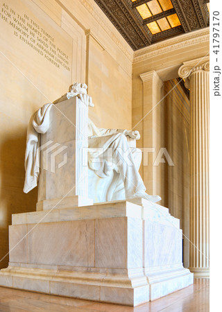 Washington, USA, Monument for Abraham Lincoln. Washington, USA, Monument for Abraham Lincoln. 41797170