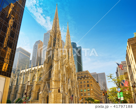 New York, USA, Cathedral of St. Patrick . New York, USA, Cathedral of St. Patrick . 41797188