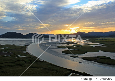 雲 空 夕焼け 41798565