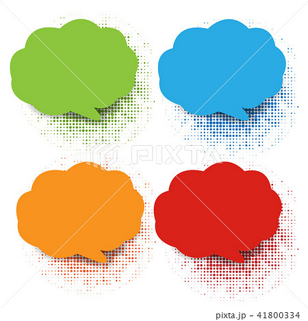 Colorful Speech Bubble Collection  41800334