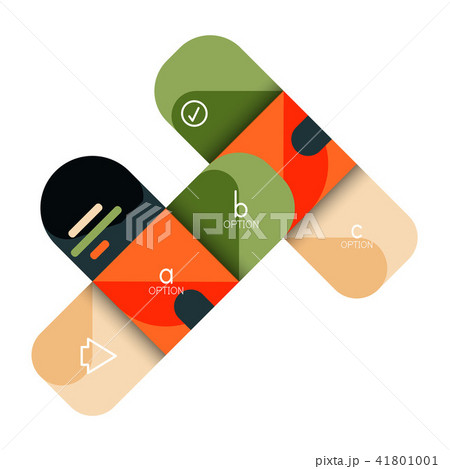 Infographics option and step by step in rounded squares, element of chart, graph, diagram with Infographics option and step by step in rounded squares, element of chart, graph, diagram with 41801001