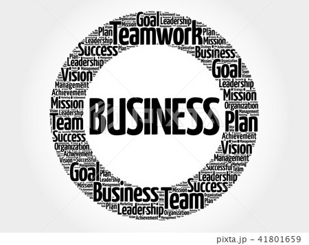 Business circle word cloud Business circle word cloud 41801659