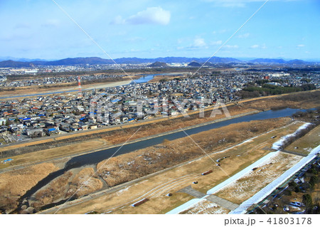 岐阜県　各務原市　都市風景 41803178