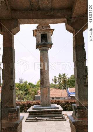 View of manastambha from the main shrine 41803520