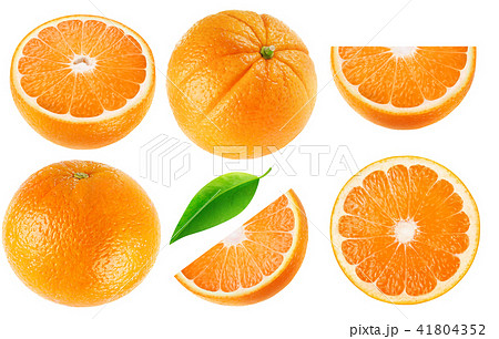 Isolated orange collection 41804352