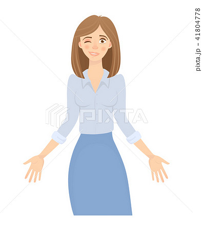 business woman isolated 41804778