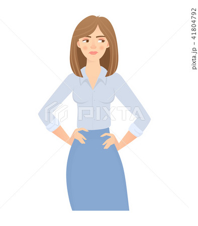 business woman isolated 41804792