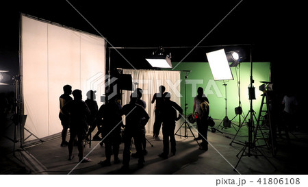Behind the scenes of video shooting production 41806108
