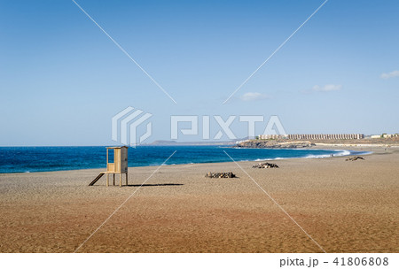 Playa de Tejita sand beach at Tenerife island 41806808