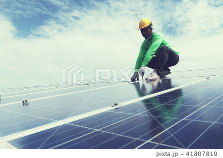 engineer team working in solar power engineer team working in solar power 41807819
