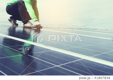 engineer team working in solar power engineer team working in solar power 41807838