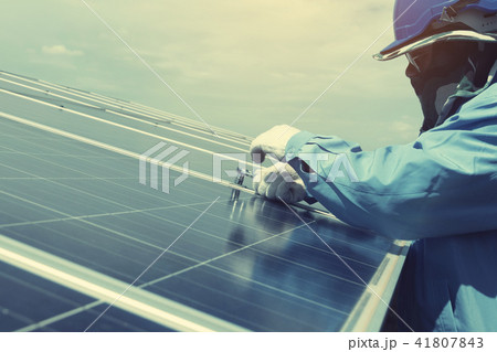 engineer team working in solar power engineer team working in solar power 41807843