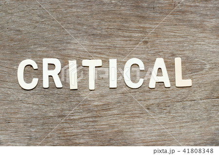 Alphabet letter in word critical background 41808348