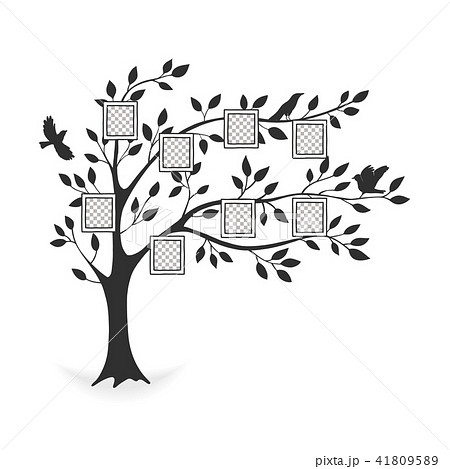 Family tree with photo frames 41809589