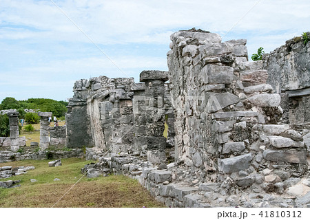 カンクン　トゥルム遺跡 41810312