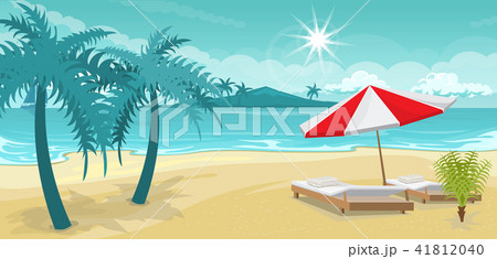 Seascape. rest on the beach Seascape. rest on the beach 41812040