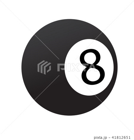 Isolated billiard ball icon Isolated billiard ball icon 41812651