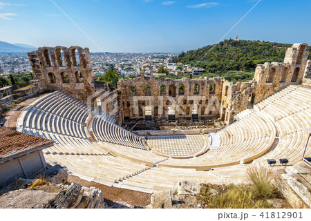 Odeon of Herodes Atticus at Acropolis in Athens 41812901