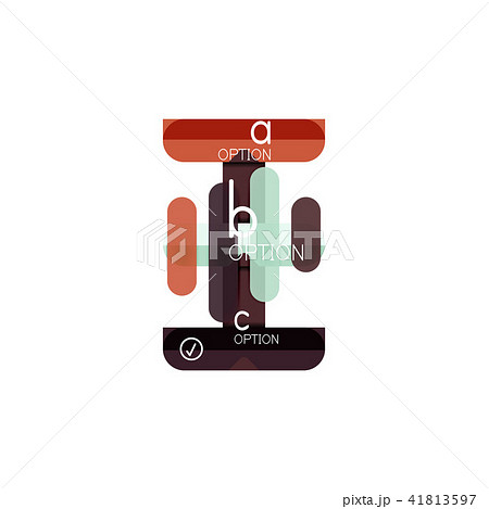 Abstract lines geometric infographic layoutAbstract lines geometric infographic layout, data 41813597